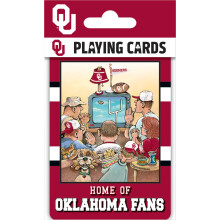 Masterpieces NCAA Oklahoma Sooners Spielkarten - Offiziell lizenziert, 54 Karten - Ab 4 Jahren