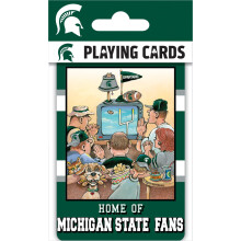 Masterpieces NCAA Michigan State Spartans Spielkarten - Offizielles Teamdeck, 54 Karten - Erwachsene