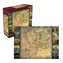 Puzzle Jigsaw 1000 Pièces Carte Le Seigneur des Anneaux