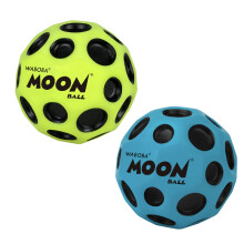 Waboba Original Moon Ball 2 Pack - Ballons Super Élastiques pour Enfants et Ados - Jouet de Plein Air - Jaune & Cobalt