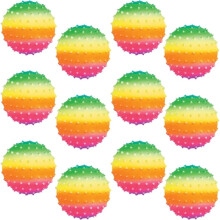 Fun Express Balles Épineuses Arc-en-Ciel 5" - Jouets Éducatifs Colorés pour Enfants