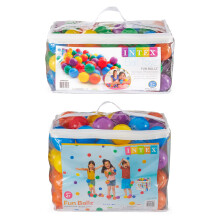 Intex Boules en Plastique Multicolores pour Châteaux Gonflables (100 Grandes & 100 Petites)