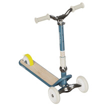 Yvolution Y Glider Classic 3-Wiel Kick Scooter voor Kinderen - Lean-to-Steer, Verstelbaar Stuur, Opvouwbaar - Leeftijd 3-8, Max Gewicht 50kg, Blauw