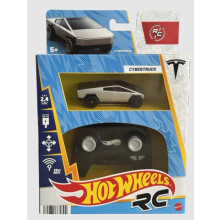 Hot Wheels RC Auto, Tesla Cybertruck, 2.4 GHz Fernsteuerung 1:64 Modell