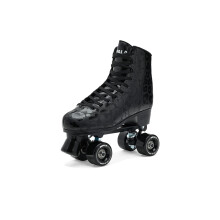 Impala Rollerskates, Unisex-Adult, Quad Skate (Big Kid/Adult), Black/Leopard, 12