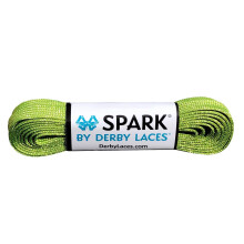 Lime Green Spark Shoelace for Shoes, Skates, Boots, Roller Derby, Hockey and Ice Skates (96 Inch / 244 cm)