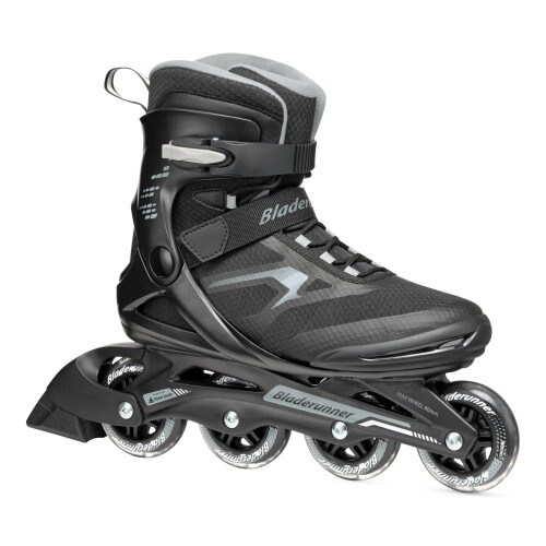 Rollerblade Advantage Pro XT, Farbe: Schwarz/Silber, Größe: 12 (87B0T10200NH36-12)