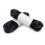 Lacci per pattini hockey TaktZeit cerati - Nero - 72" 1