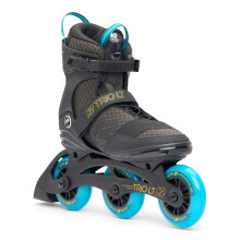 K2 Skate Trio Lt 100, Color: Black Blue, Size: 9 (I230200501090)