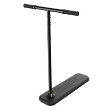 JumpFlex Trampolin Trick Scooter mit rutschfesten Griffen, Schwarz - Leichter Schaumstoff-Basiseinsatz für Trampoline