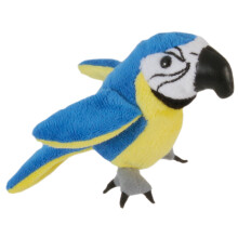 The Puppet Company Blue and Gold Macaw Finger Children Toys Puppets, Blue/Gold