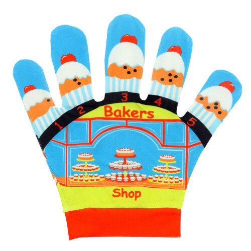 Die Lieblingslied-Mitts der Puppet Company Fünf Currant Buns Handpuppe