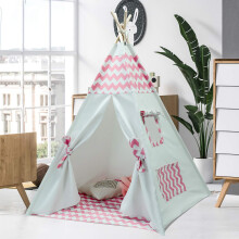 Kinder Teepee Zelt - Indoor Spiel Teepee für Mädchen - Pink Chevron
