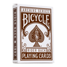 Bicycle Archive Serie Rider Back 1887 Spielkarten, Poker Größe Standardindex