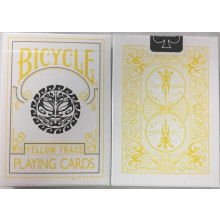 USPC Fahrrad Gelb Trace Spielkarten Sonne Mond Design