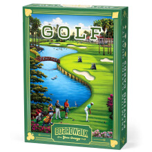 Boardwalk Puzzles Premium Featherlight Unieke Speelkaarten, Leuk Thema Deck voor Thuis en Reis | Golf