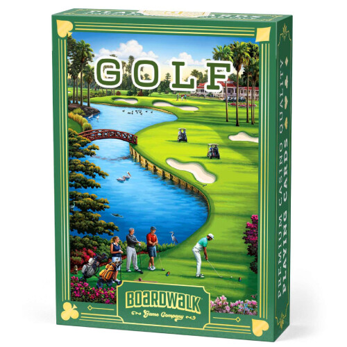 Boardwalk Puzzles Cartes à Jouer Premium Featherlight Thème Golf