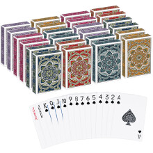 Metsyth Spielkarten 24er Pack, Standard Spielkarten für Erwachsene, Pokerkarten Set für Familie