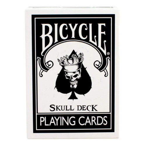 Bicycle Skull Deck Playing Cards with 4 Bonus Magic Cards