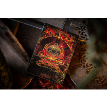 Bicycle Dark Templar Knights Röd Spelkort Poker Barn, Vuxna Gåva