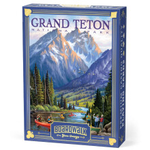 Boardwalk Puzzles Premium Featherlight Unieke Speelkaarten, Leuk Themapakket voor Thuis en Reis | Grand Teton Nationaal Park