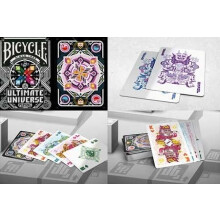 Bicycle Ultimate Universe Cartes à Jouer Colorées pour Enfants et Adultes, Poker