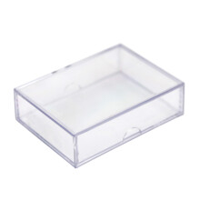 Gary Plastic Packaging 10-Pack Boîtes de Rangement en Acrylique Transparent pour Cartes avec Couvercles