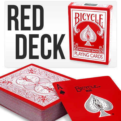 Bicycle Red Reverse Deck by Magic Makers