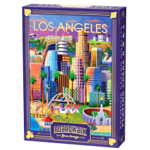 Boardwalk Puzzles Los Angeles, einzigartige Spielkarten, thematisches Deck für Zuhause und Reisen