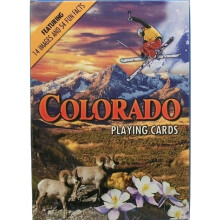 Cartes à jouer souvenirs du Colorado - Cartes modernes pour tous les âges