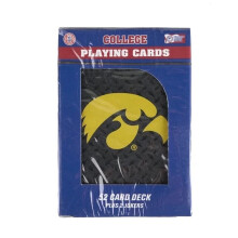 NCAA Iowa Hawkeyes Spielkarten Diamond Plate, Teamfarben, Einheitsgröße