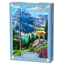 Boardwalk Puzzles Glacier Nationalpark, Featherlight Spielkarten, Themendeck für Zuhause und Reisen