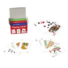 Junior Learning Mathematik Kartenspiele für Kinder - 3 Decks mit Tier-, Zehnrahmen- und Originalkarten, ab 4 Jahren