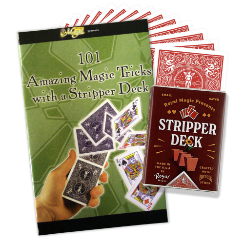 Stripper Deck Kit with Bicycle Playing Cards, Red