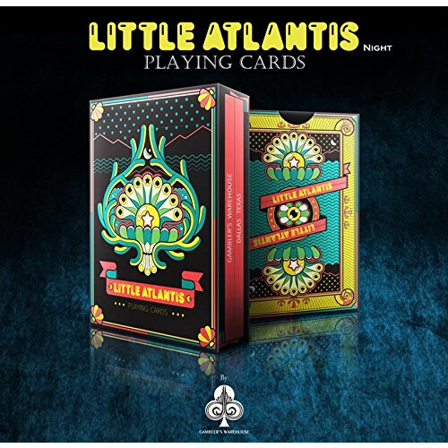 Gamblers Warehouse Little Atlantis Speelkaarten Deck Nacht Editie