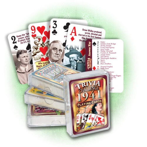 Flickback 85. Geburtstag Trivia Karten - 1941 Deck - Geschenk für 1941 Geborene