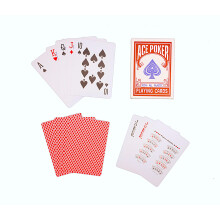 SKYECO Ace Poker Wasserdichte Spielkarten: Ideal für Poolspiele, Reisen, Camping, Poker & Kartenspiele