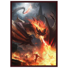 Fantasy North - Endragos - L'Incendiaire - 100 Protège-cartes Texturés Mat TCG