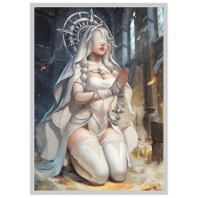 Fantasy North - Theresa - Ash-Shrine Maiden - 100 Texturerade Matte TCG Kortfickor