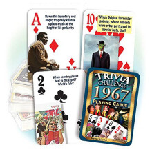 Flickback 1967 Trivia Spielkarten: Perfekt für Geburtstag oder Hochzeit