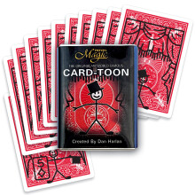 Bicycle Playing Cards Card-Toon Deck - Cartoon Poker Cards with Animated Illusion, Playing Card Deck for Easy-to-Perform Illusions & Pro-Level Card Ef