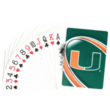 HUNTER Miami Hurricanes Playing Cards