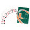 Hunter HUNTER Miami Hurricanes Playing Cards 1