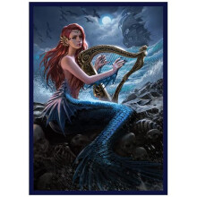 Fantasy North - Allamorra - Sirène Envoûtante - 100 Manches de Cartes Texturées Mat