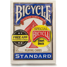Bicycle Magic Short Deck - Gaff Kaarttruc (Blauw)