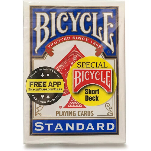 Bicycle Magic Short Deck - Gaff Kaarttruc (Blauw)