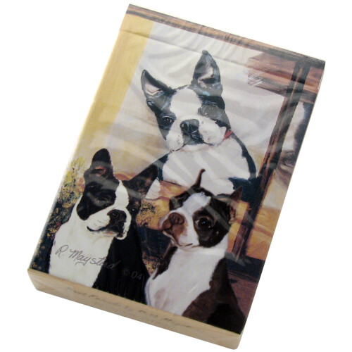 Cartes à Jouer Boston Terrier par Ruth Maystead
