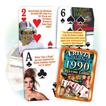Flickback 1990 Trivia Speelkaarten voor Verjaardag of Jubileum