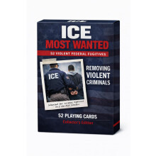 Wild Decks Most Wanted Cartes à Jouer - 52 Édition Collectors, Taille Poker Standard, Inspirées du Crime