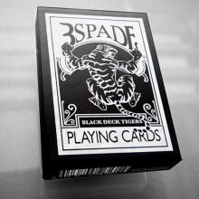 Ellusionist Black Tiger Gaff Speelkaarten (Zwart) UV500 Air-Flow Finish Deck